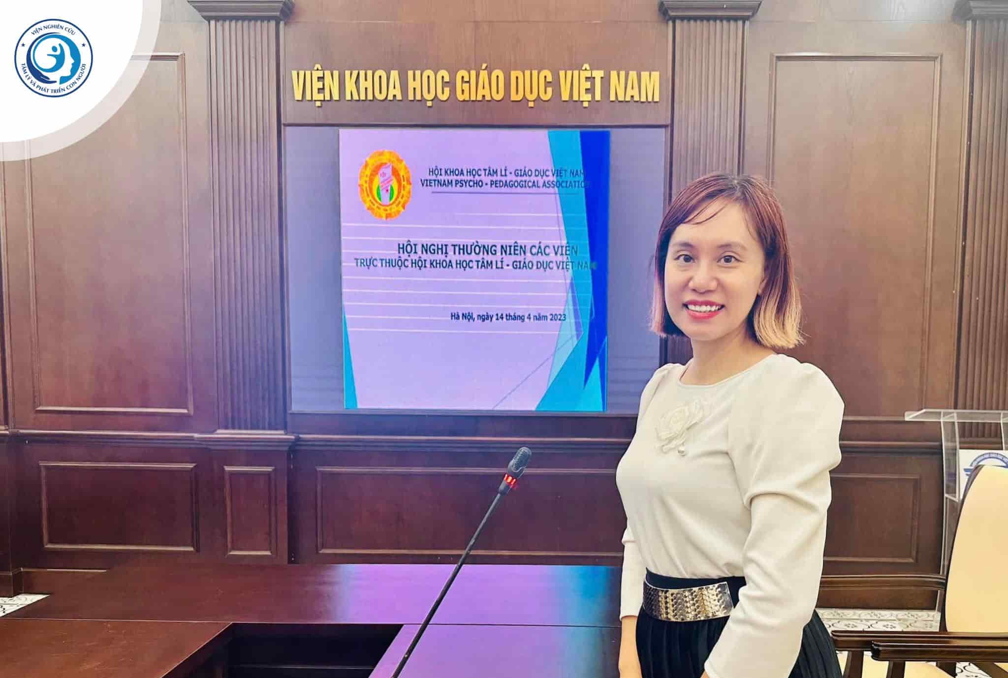 Chuyên gia Tâm lý trị liệu Bùi Thị Hải Yến - Phó chủ tịch Hội đồng Viện
