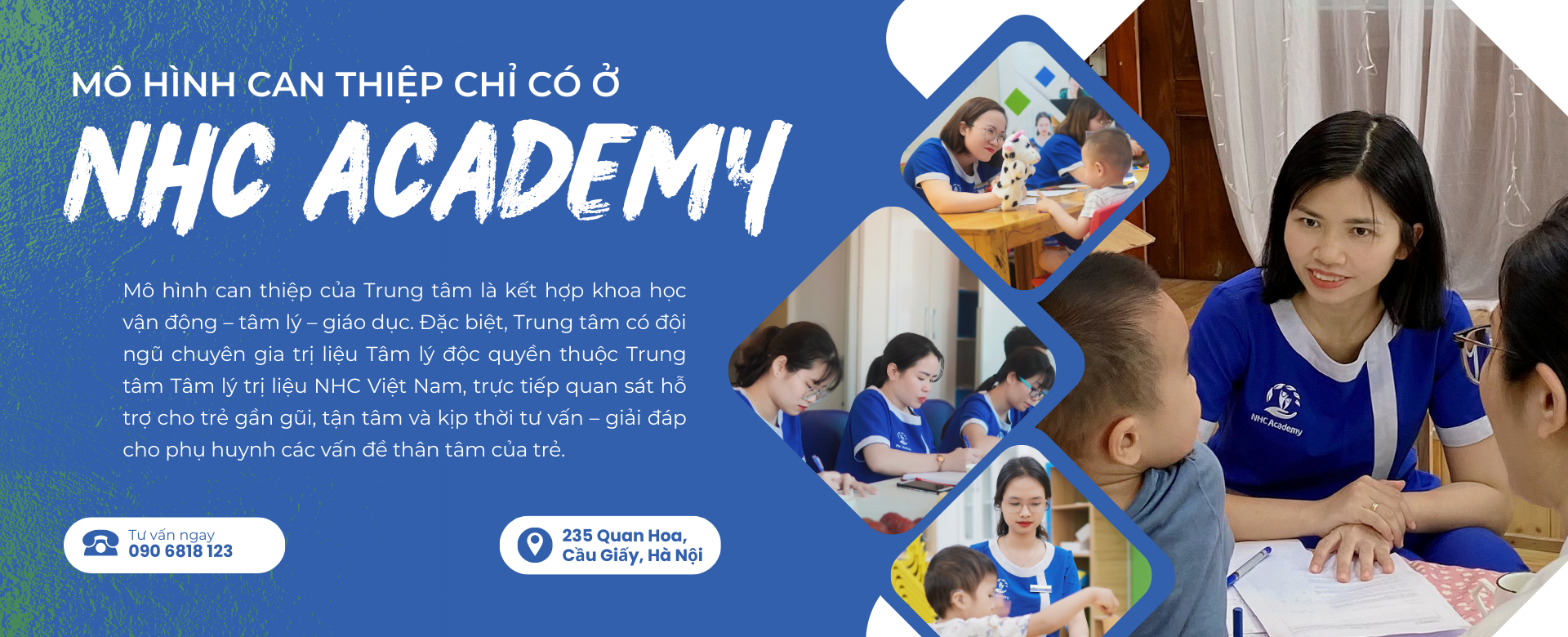 Trung tâm Tâm lý Giáo dục Chuyên biệt NHC Việt Nam đơn vị tiên phong trong lĩnh vực can thiệp trẻ đặc biệt chuẩn quốc tế tại Việt Nam