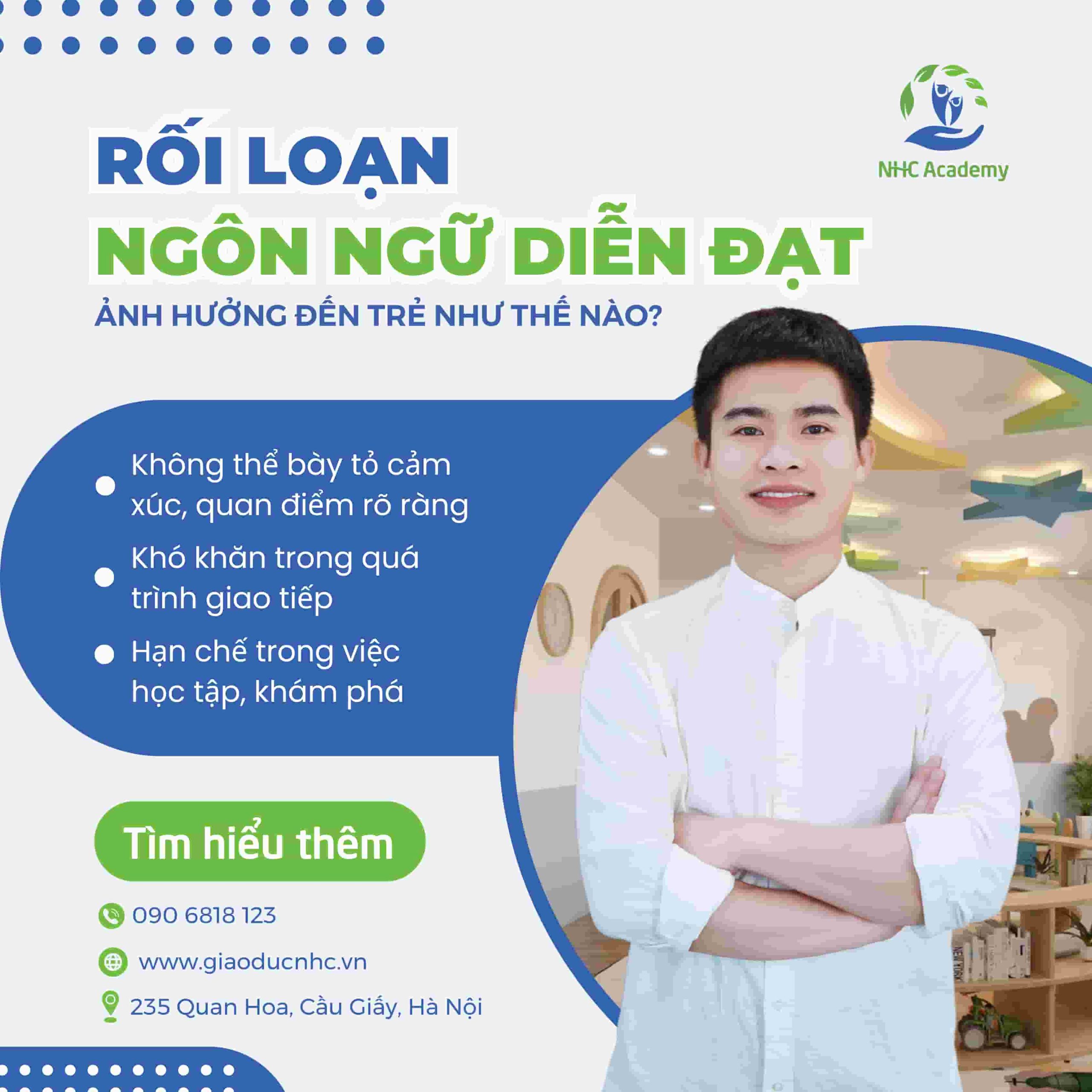 Ảnh hưởng của Rối loạn ngôn ngữ diễn đạt đến trẻ