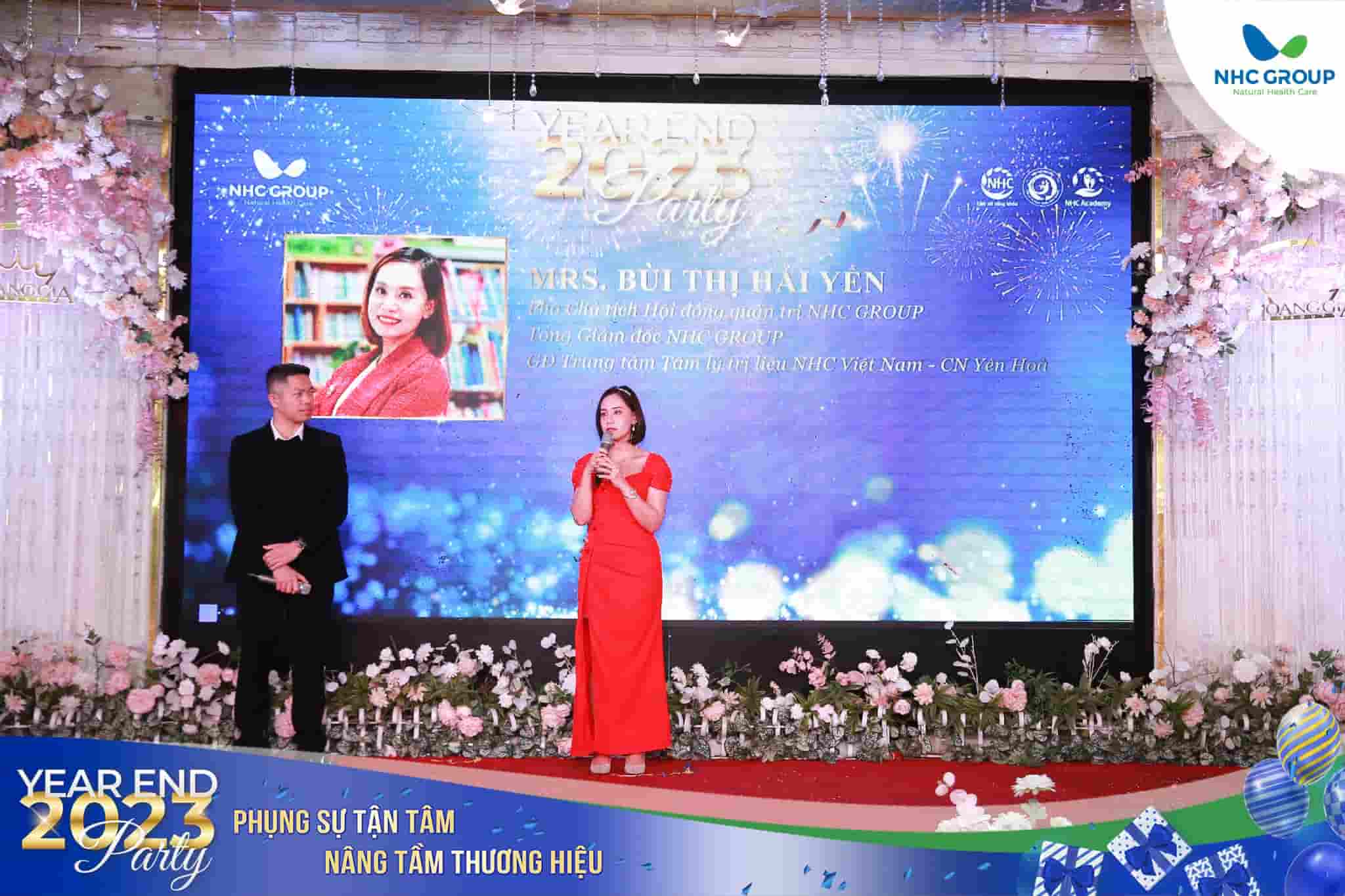 Tổng Giám đốc NHC Group xúc động phát biểu tại buổi lễ.