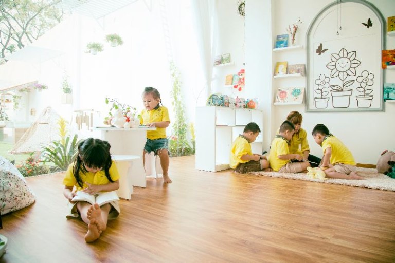 Đối với phương pháp Reggio Emilia môi trường học tập đóng vai trò hết sức quan trọng