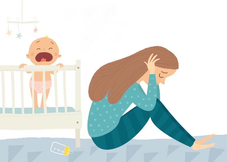 Trầm cảm sau sinh cần được can thiệp để cải thiện, làm giảm triệu chứng